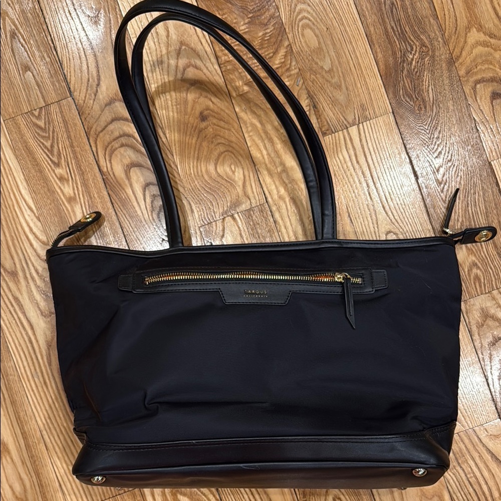 Black and Gold Work Tote